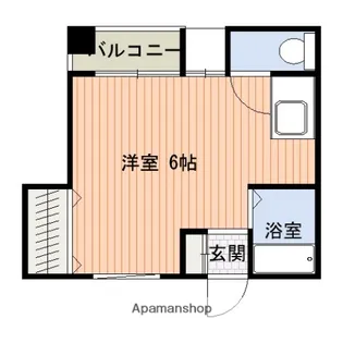 スプリングハイツ中洲【3階】の間取り