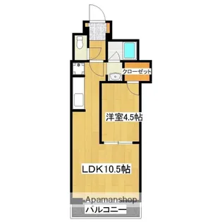 シャトル21(平田公園)【6階】の間取り