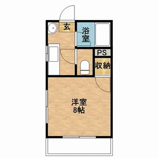 グレイス鴨池壱番館【507号室】の間取り