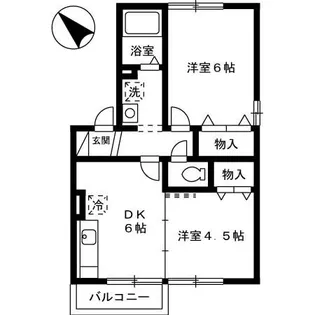 ヴェルドミール【2階】の間取り