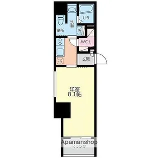 ミア・カーサ【10階】の間取り