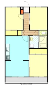 ファミール森園【2階】の間取り