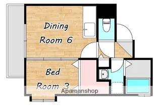フィオーレ武【803号室】の間取り