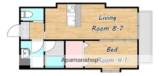 フィオーレ武【7階】の間取り