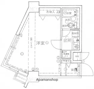 ライオンズマンション天文館【6階】の間取り