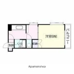 エクステンド武町【6階】の間取り