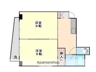 エントピア鴨池【4階】の間取り