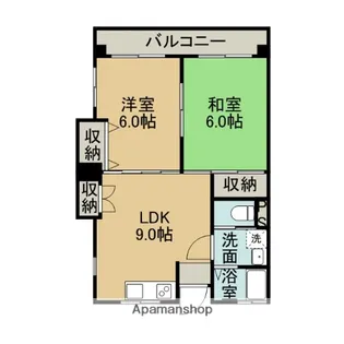 第2鶴栄ビル【301号室】の間取り