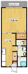 M APARTMENT【2階】の間取り