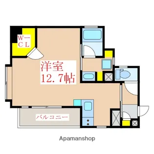レジデンス光・上之園【703号室】の間取り