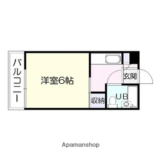 1Kの間取り画像