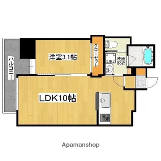 アルシオネ荒田【4階】の間取り
