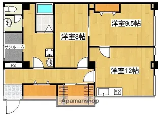 和田ビル【2階】の間取り