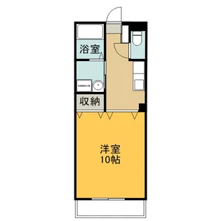 浜平ビル【302号室】の間取り