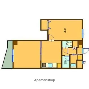 エクセラントメゾン与次郎【703号室】の間取り