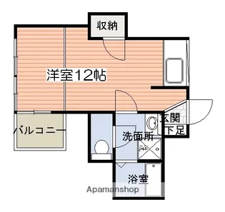 ロイヤルシティ中洲プレミアム【603号室】の間取り