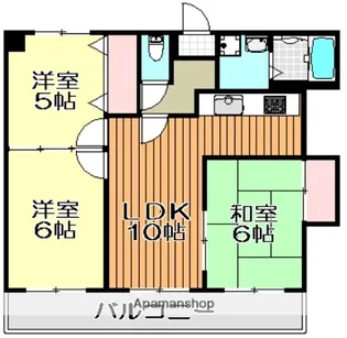 ラフォーレ林【3階】の間取り