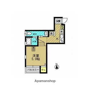 カリーノ薬師【1階】の間取り