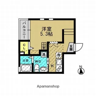 カリーノ薬師【1階】の間取り