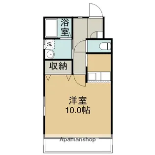 ロッキーマンション【203号室】の間取り
