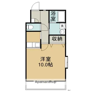 ロッキーマンション【107号室】の間取り