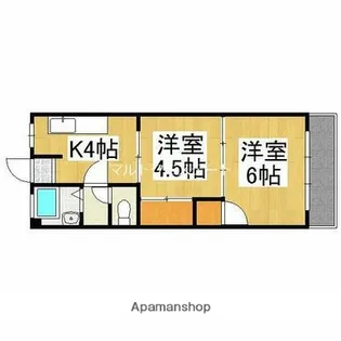 MAMビル【B403号室】の間取り