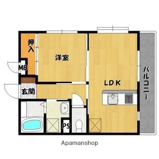 メイプルIT【3階】の間取り