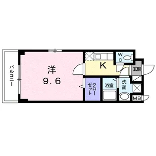 第7グリーンハイツ【3階】の間取り