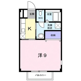 ドマーニK【1階】の間取り