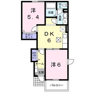 リュミエールヒルズ【1階】の間取り