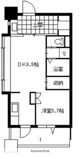 レインボー新栄【301号室】の間取り