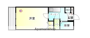 レジデンス西【303号室】の間取り