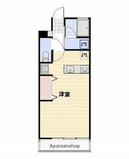 新西ビル【4階】の間取り