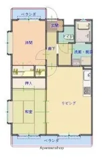 MKAマンション【101号室】の間取り