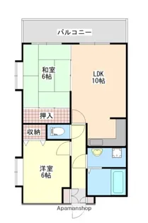 グリーンパレス清和【2階】の間取り