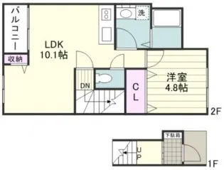 パートリア ’15【2階】の間取り