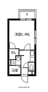 SUN GARDEN 葉月館【3階】の間取り