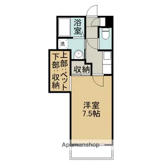 サンシャイン宇宿【208号室】の間取り