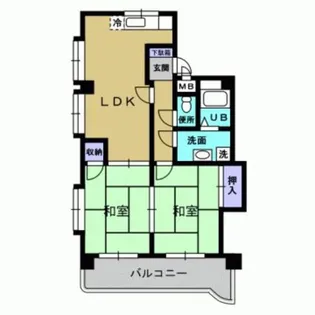 J・Fコーポゼロ【202号室】の間取り