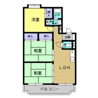 ドルチェ大竜【201号室】の間取り