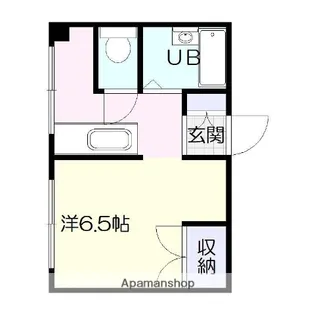 ハイツユニバーシティ【309号室】の間取り