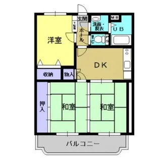 第2寿ハイツ【2階】の間取り