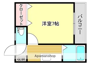 リヴェール東谷山【405号室】の間取り