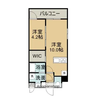 LUX新栄【3階】の間取り