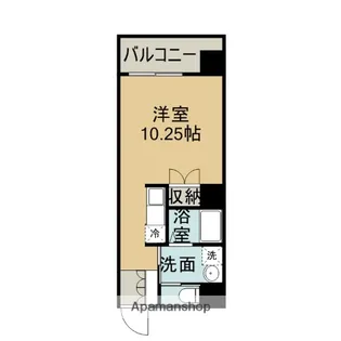 ウィステリア樋之口【3階】の間取り