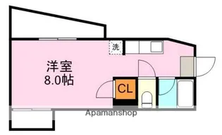 アビターレ下荒田Ⅰ【4階】の間取り
