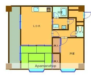 ルミエールハイツ南栄【403号室】の間取り
