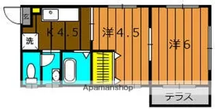 町宝ビル【101号室】の間取り