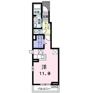 サントマリー・ド・ラメールⅡ【1階】の間取り