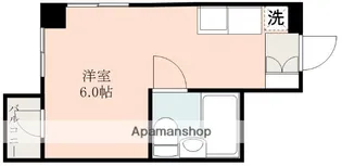 パークサイド鹿児島【2階】の間取り